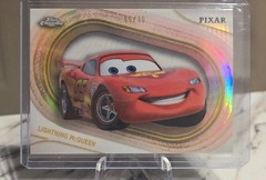 2025 Topps Chrome Disney Lightning McQueen White Refractor 05/30