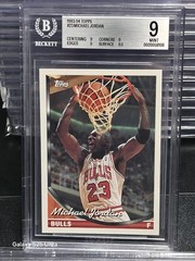 1993-94 Topps #23 Michael Jordan Error Card BGS 9 Mint Chicago Bulls HOF&rsquo;R!!