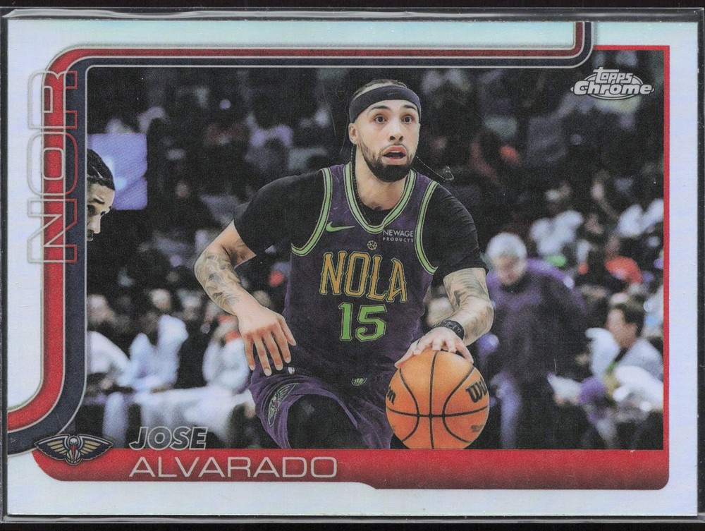 2025-26 Topps Chrome #144 Jose Alvarado Refractor