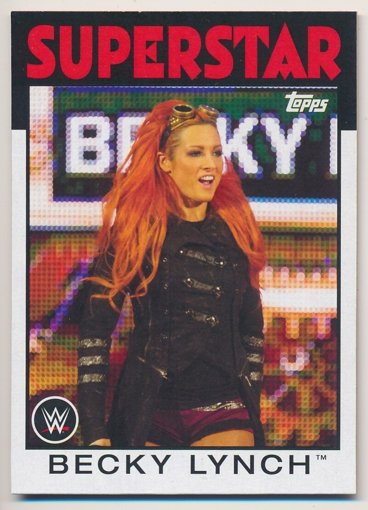 BECKY LYNCH #42 2016 Topps Heritage WWE Wresting RC ROOKIE The Man
