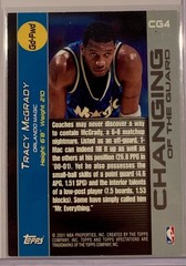 Tracy McGrady 2001 Topps Xpectations Changing Of The Guard #CG4 Magic