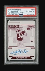 2024 PANINI CONTENDERS #109 RICKY PEARSALL AUTO-MAGENTA PP 1/1