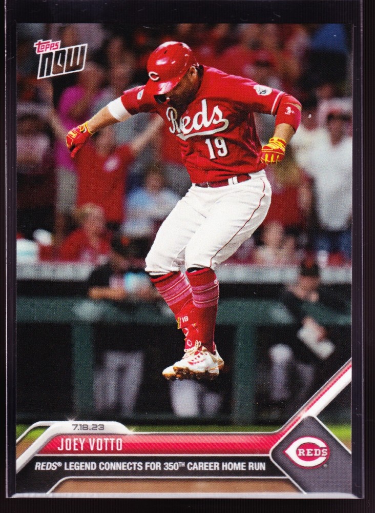 Joey Votto Reds 350th Career Home Run vs Giants 2023 MLB Topps Now #584 PR 1783