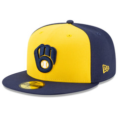 Milwaukee Brewers New Era Alternate Authentic Collection On-Field 59FIFTY Fitted