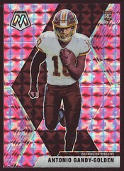 2020 Panini Mosaic #240 Antonio Gandy-Golden Prizm Camo Pink RC