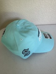 Men&rsquo;s Fanatics Light Blue Seattle Kraken Authentic Pro Rink Hockey Nhl Hat NWT
