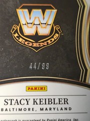 2024 Panini Select WWE Stacy Keibler Legendary Signatures Red Auto 44/99 #LS-SKB