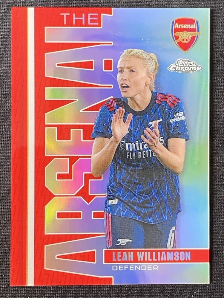 Leah Williamson 2025-26 Topps Chrome Arsenal The Arsenal #TA-6