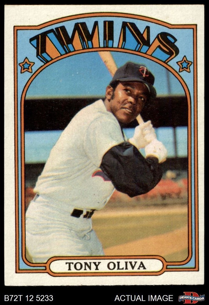 1972 Topps #400 Tony Oliva Twins HOF 7 – NM
