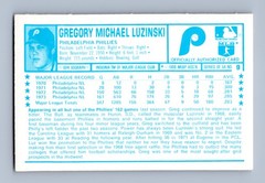 1974 Kellogg&rsquo;s 3-D Super Stars #9 Greg Luzinski, Cracks