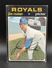 1971 Topps – High # #730 Jim Rooker- Kansas City Royals