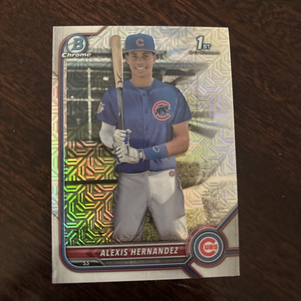 2022 Bowman Chrome #BCP-172 Alexis Hernandez Rookie Prospects Mojo Cubs