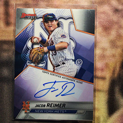 Topps 2025 Bowman&rsquo;s Best Jacob Reimer Mets Best of 2025 Auto #B25-JR