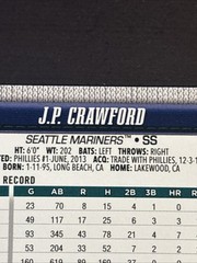 2026 Topps Series 2 J.P. Crawford #471 Black Diamante Foil /10 Seattle Mariners
