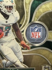 2022 Panini Spectra Jaylen Waddle #BRL-JWA Brilliance NFL Patch 1/1 Dolphins