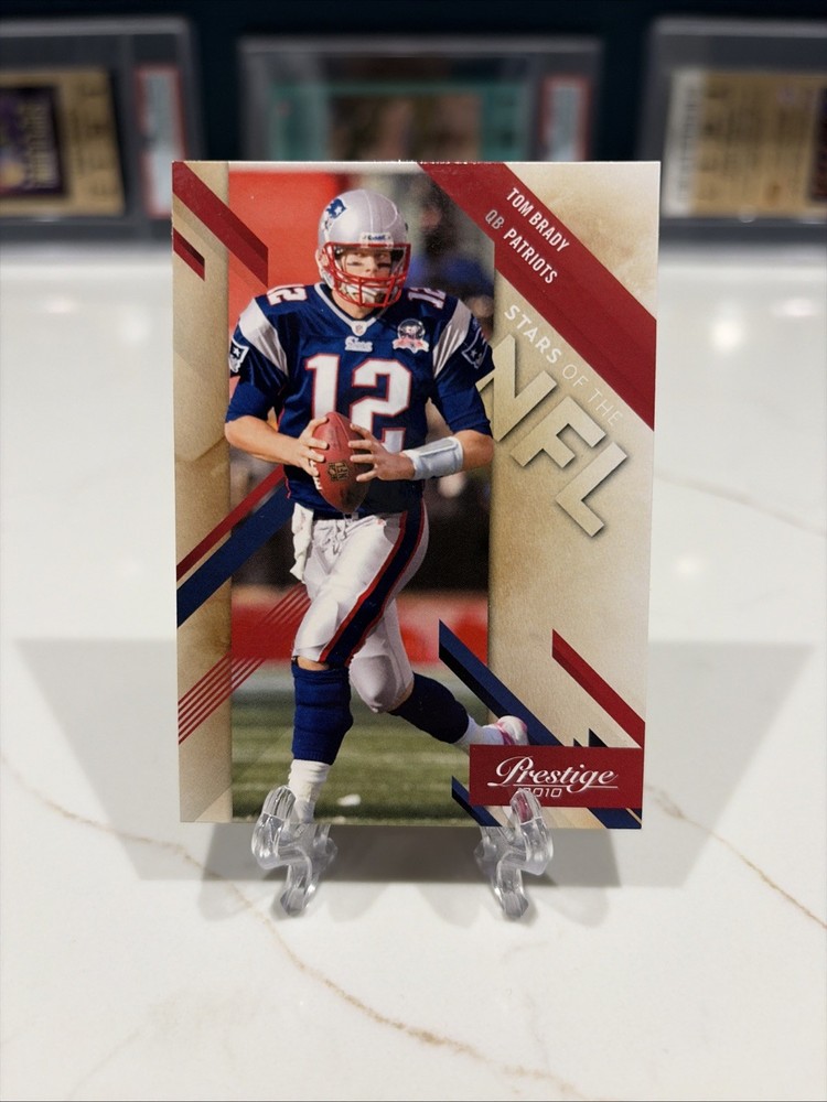 Tom Brady 2010 PRESTIGE #10 INVEST GOAT HOF MVP TB12