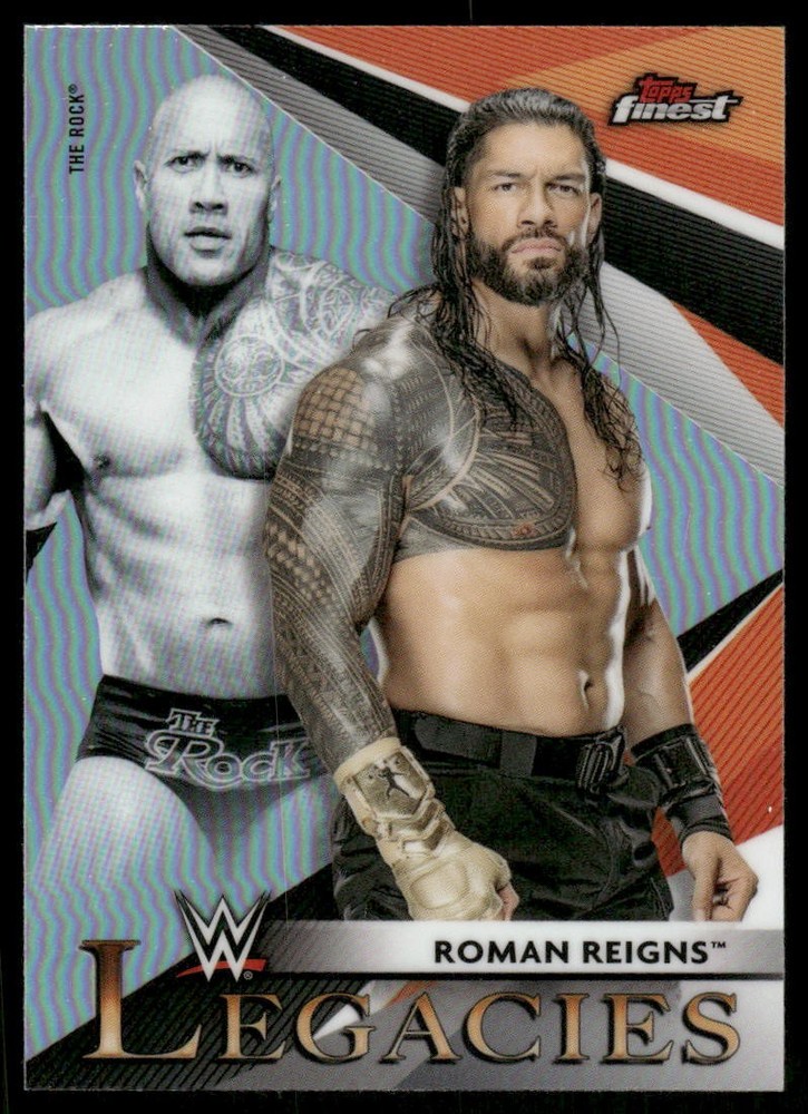 2021 Topps Finest WWE #L-10 Roman Reigns Legacies