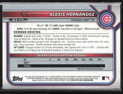 2022 Bowman Chrome #BCP-172 Alexis Hernandez Prospects Mojo Refractor