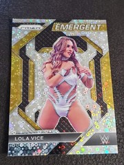 2024 Panini Prizm WWE LOLA VICE #20 EMERGENT Silver Disco Prizm Insert NXT