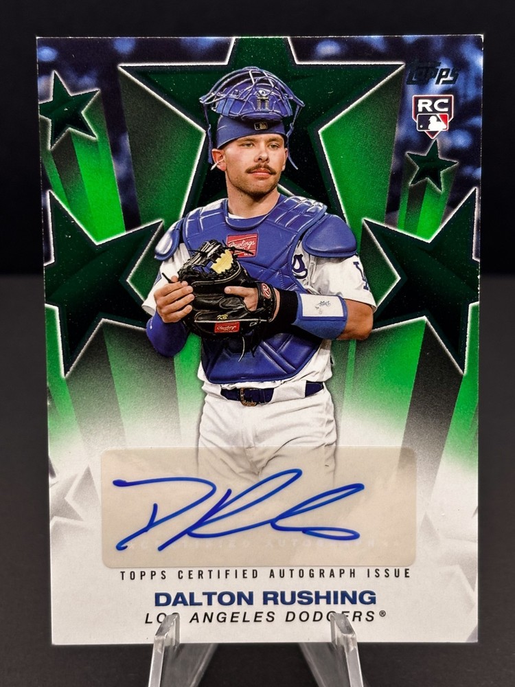 2025 Topps Update – Baseball Stars Autos Dalton Rushing #BSAU-DR Green /99 (RC)