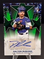 2025 Topps Update – Baseball Stars Autos Dalton Rushing #BSAU-DR Green /99 (RC)