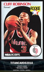 Cliff Robinson 1990 NBA Properties Rookie RC Portland Trail Blazers #250