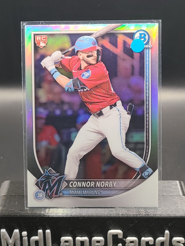 2025 Bowman – Rookie Red RC Variation Connor Norby #46 Sp (RC) Miami Marlins