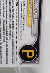 2024 Bowman Tony Blanco Jr. Auto 1/1 Superfractor CPA-TB Pirates