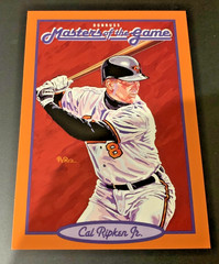 1993 Donruss Masters of the Game Cal Ripken Jr. #6 Post Card