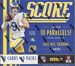 2022 Panini Score Football H2 Hybrid Box