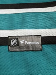 Fanatics NHL San Jose Sharks Women’s XL Teal Black White Hockey Jersey