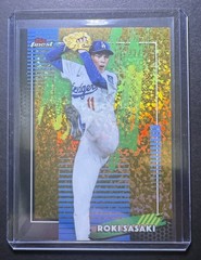 2026 Topps Finest Roki Sasaki Gold Mini Diamond /50 #89