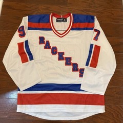 Bauer New York Rangers Irak #97 Hockey Jersey White Blue Red Size M