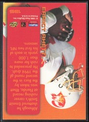 1996 SkyBox Impact Rookies #135 – Errict Rhett – Tampa Bay Buccaneers – Football