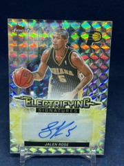 Jalen Rose 2025-26 Finest #ESG-JR Electrifying Signatures Geometric Auto