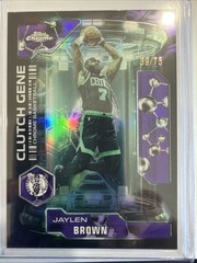 2026 Topps Chrome Update Jaylen Brown Clutch Gene /75