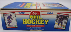 1990 Score Hockey Wax Box Premier Edition (36 Pack) Brodeur Rookie