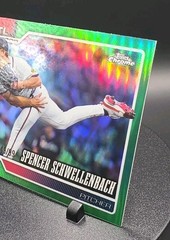 ☘️ TRUE GREEN ☘️ 2026 Topps Chrome Spencer Schwellenbach Refractor /99 Braves