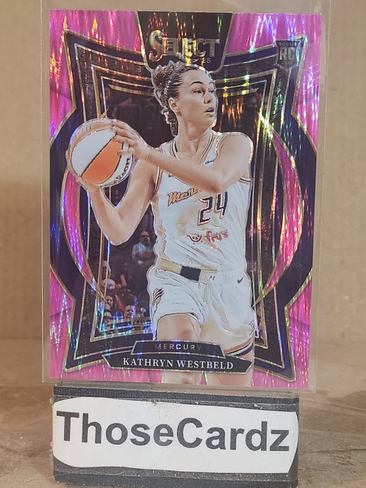 2025 Panini Select WNBA Concourse Pink Flash Prizm #11 Kathryn Westbeld