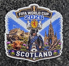 2026 FIFA World Cup Scotland Decal / Sticker Water Resistant Uv Laminated