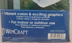 Chicago Cubs Fan Lot Wincraft 3’ X 5’ White W Flag and Logo Decal Baseball MLB