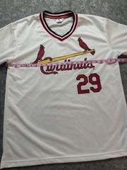Vintage St. Louis Cardinals Coleman #29 MLB Jersey White Red Navy Unisex Size XL