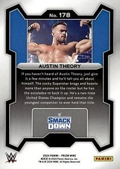 Austin Theory 2024 Panini Prizm WWE – #178 –
