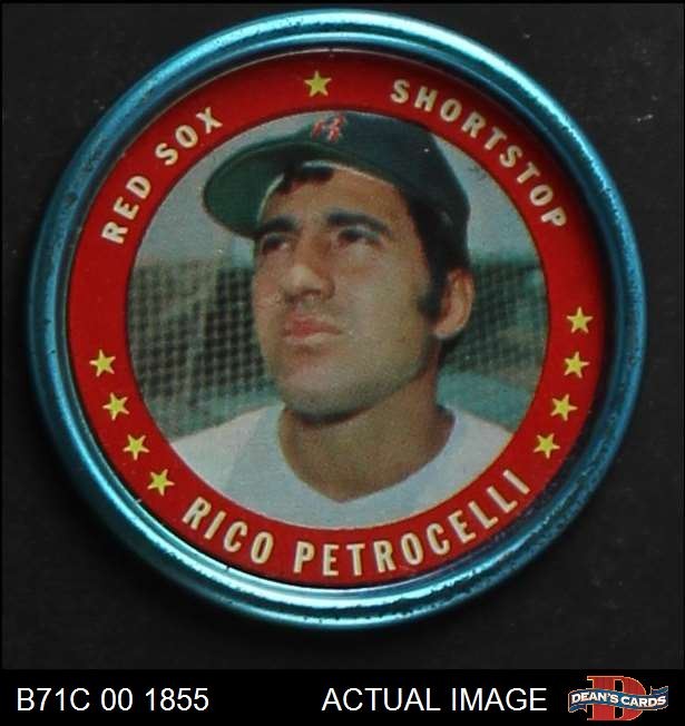 1971 Topps Coins #30 Rico Petrocelli Red Sox 5 – EX