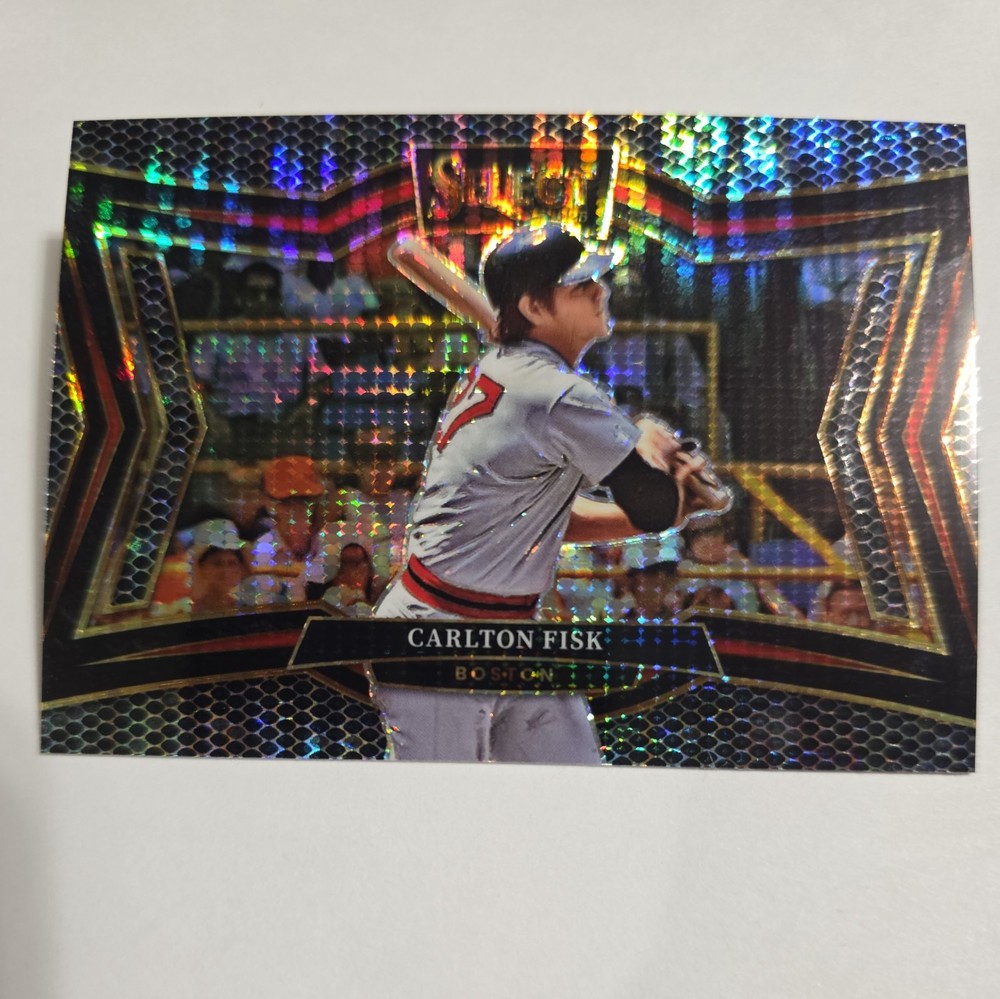 2025 Select – Diamond Level Carlton Fisk #217 Black Snake Skin Pulsar Prizm 1/1