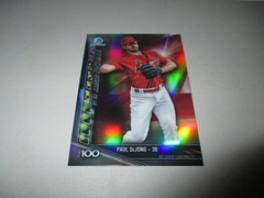 Paul DeJong 2017 Bowman Chrome Scouts Top 100 #BSU-PDJ