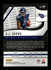 2019 Panini Prizm #344 A.J. Brown Disco ROOKIE RC