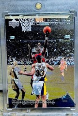 Michael Jordan Card 90’s INSERT RAINBOW HOLO FOIL RARE SSP 🔥 BULLS JERSEY #23