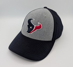 Houston Texans Hat Cap NFL Team Apparel Adjustable Strap Gray Navy Clean!