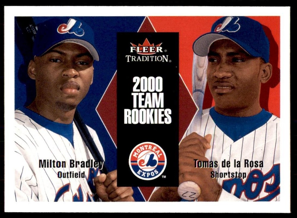 2000 Fleer Tradition Update Milton Bradley/Tomas de la Rosa #U150 RC